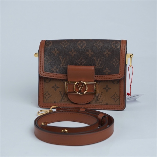 Túi LV Dauphine hoa nâu (GI0169) sz19 (BQ) KG+