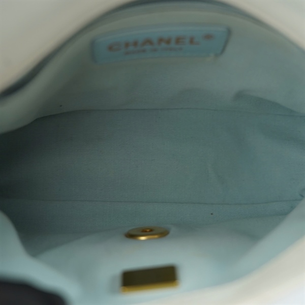 Túi Chanel Classic trắng (TPL3P7C6) sz18 (BQ) KG+