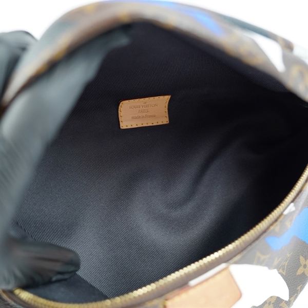 Túi LV Bumbag hoa nâu họa tiết sz22 (miệng túi sz26) (BMC) KG+