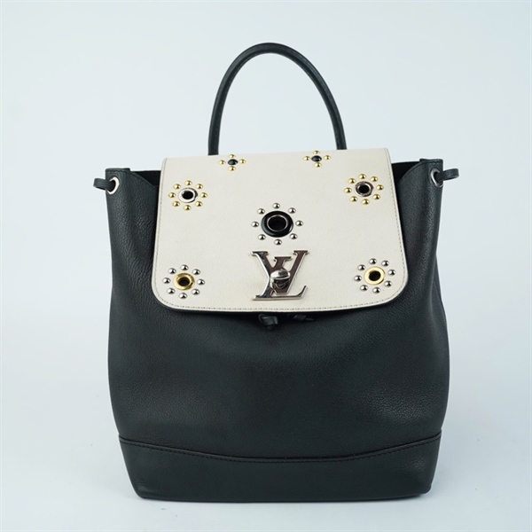 Balo LV đen nắp trắng (DU4196) (BQ) KG+