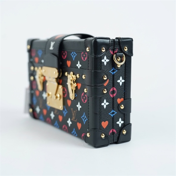 Túi LV Trunk đen họa tiết (PL4230) sz20 (BMC) KG+