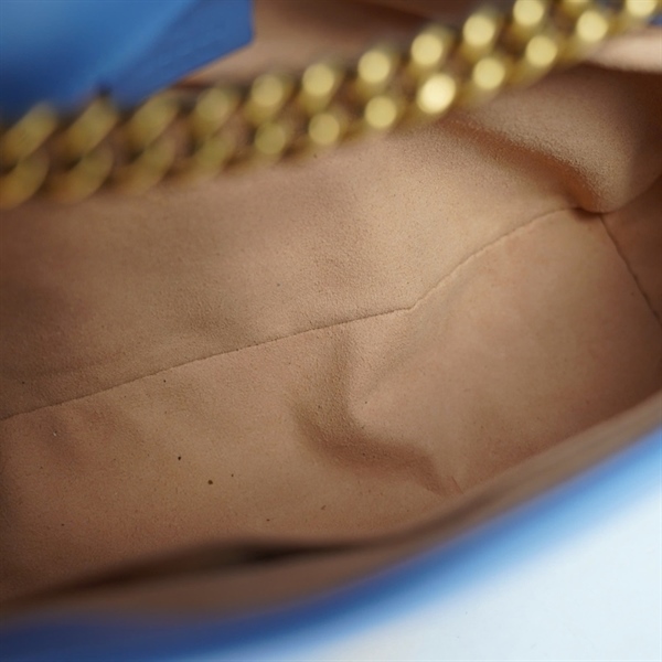 Túi GG Marmont xanh (443496-467891) sz29 (BMC) KG+