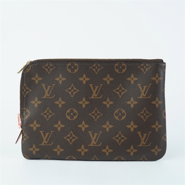 Túi LV Clutch hoa nâu (TY4179)sz24 (BQ) KG+