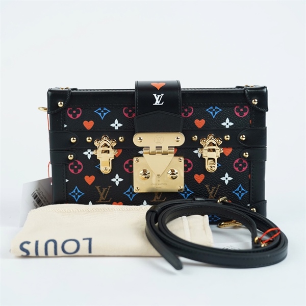 Túi LV Trunk đen họa tiết (PL4230) sz20 (BMC) KG+