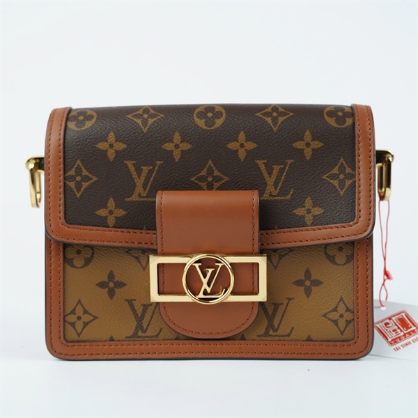 Túi LV Dauphine hoa nâu sz19 (BQ) KG+