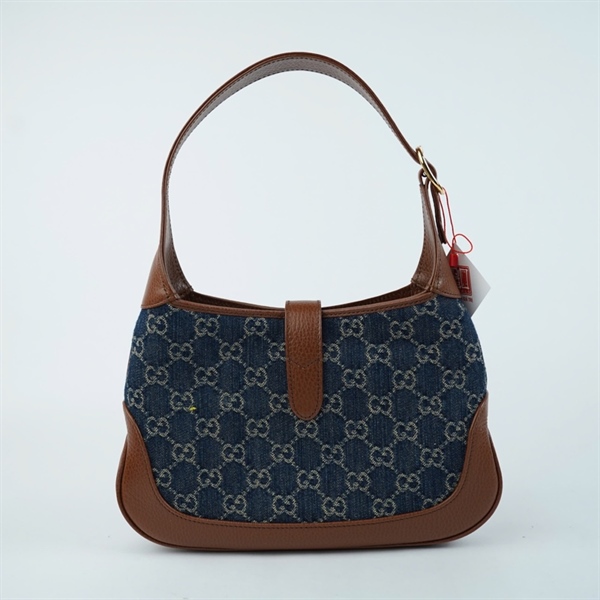 Túi GG Jackie 1961 xanh (636706-520981) sz28 (BQ) KG+