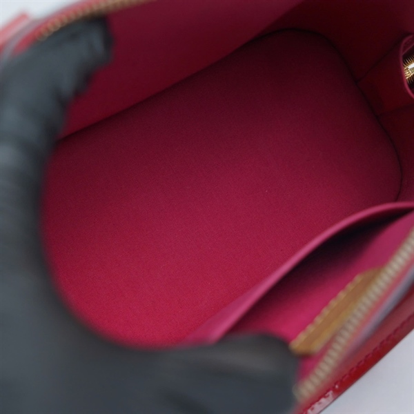 Túi LV Alma hoa đỏ bóng (MI1173) sz23 (BQ) KG+