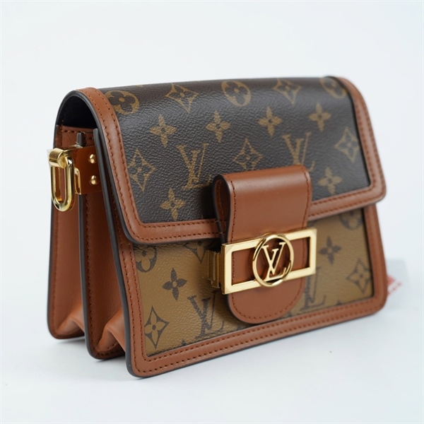 Túi LV Dauphine hoa nâu sz19 (BQ) KG+