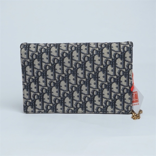 Túi Dior Saddle xám (12-MA-1211) sz22 (BQ) KG+