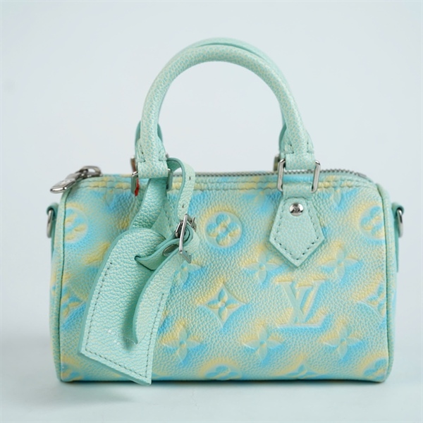 Túi LV Speedy xanh vàng sz17 (BMC) KG+