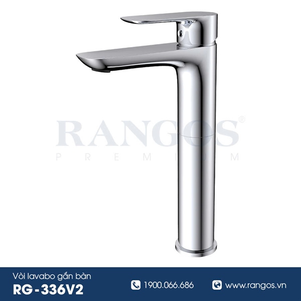 Bộ vòi lavabo gắn bàn Rangos RG-336V2