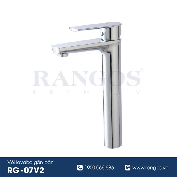Bộ vòi lavabo gắn bàn Rangos RG-07V2