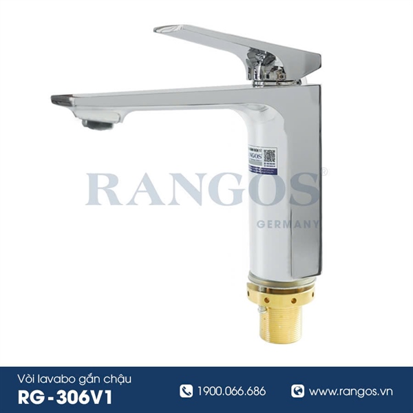 Bộ vòi lavabo gắn chậu Rangos RG-306V1