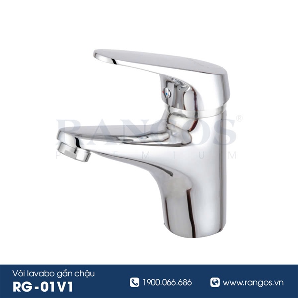 Bộ vòi lavabo gắn chậu Rangos RG-01V1