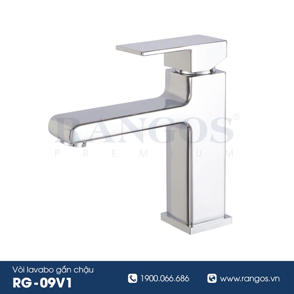 Bộ vòi lavabo gắn chậu Rangos RG-09V1