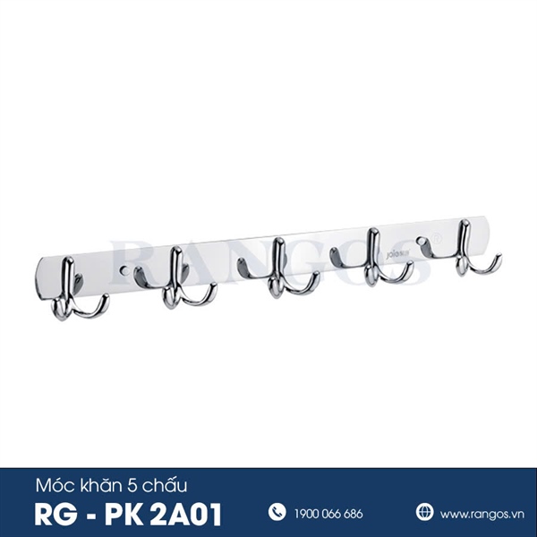 Móc khăn 5 chấu cao cấp RANGOS RG-PK2A01