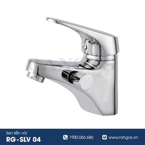 Bộ vòi lavabo liền sen Rangos RG-SLV04