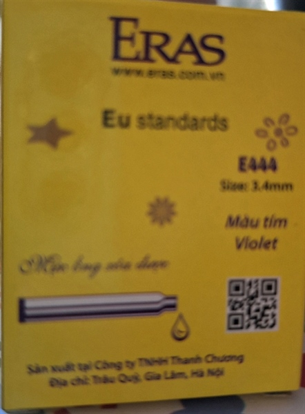 Mưc eras xóa được màu tím E444 5 ống/hộp