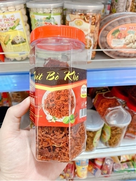 Bò khô sợi lọ 220g