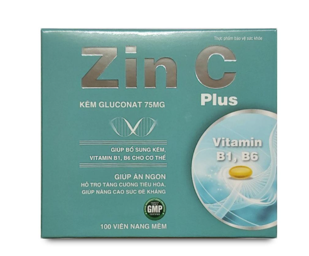 Thuốc hỗ trợ bổ sung thiếu hụt kẽm ZinC Plus