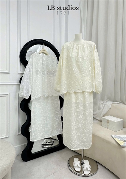 Sét ren hoa tiểu thư Hàn Xẻng