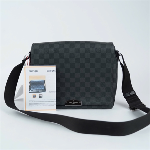 Túi LV ô vuông xanh đen sz25 (A-T) KG+