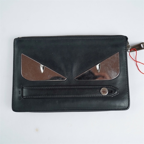 Túi Fendi Clutch đen (7VA350-9YX179-0397) sz23 (TH) KG+