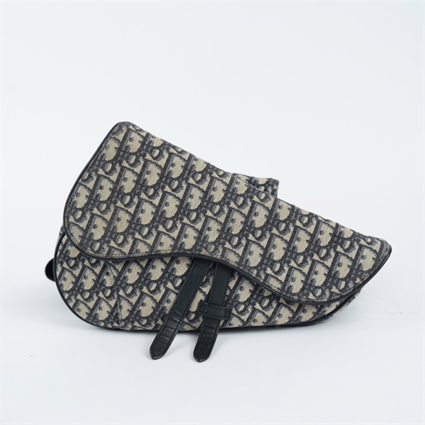 Túi Dior Saddle xám (02-BO-0149) sz19 (miệng túi sz26) (TH) KG+