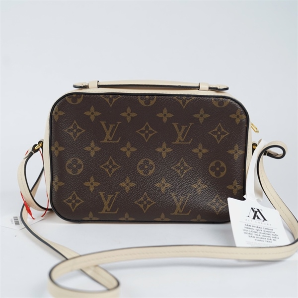 Túi LV đeo chéo hoa nâu viền nude (CA0168) (A-T) KG+