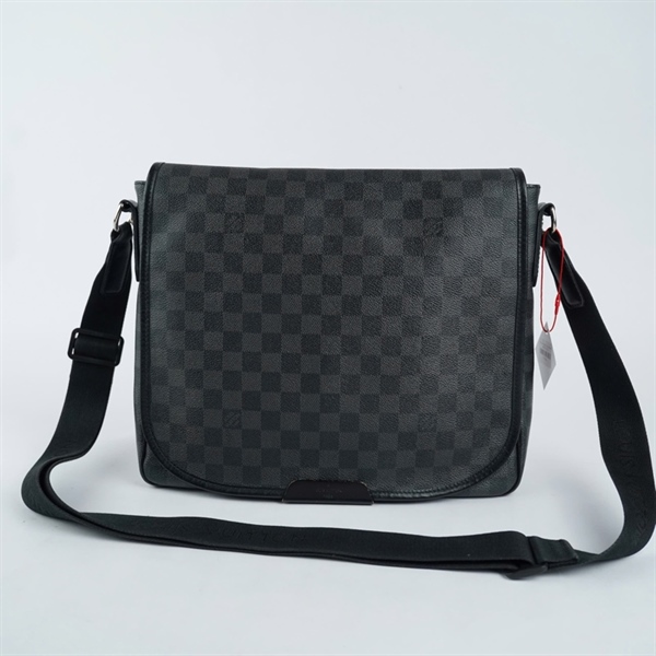 Túi LV đeo chéo ô vuông đen sz33 (TH) KG+