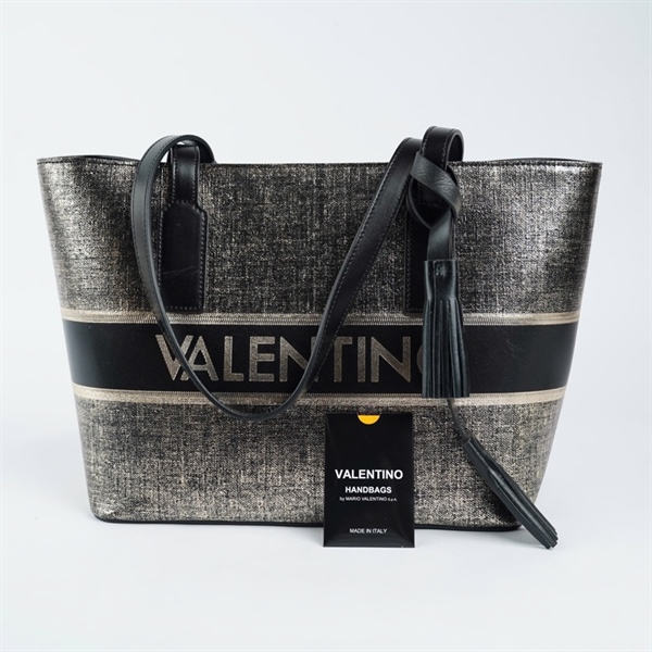 Túi Valentino Tote nâu ánh bạc sz30 (TH) KG+
