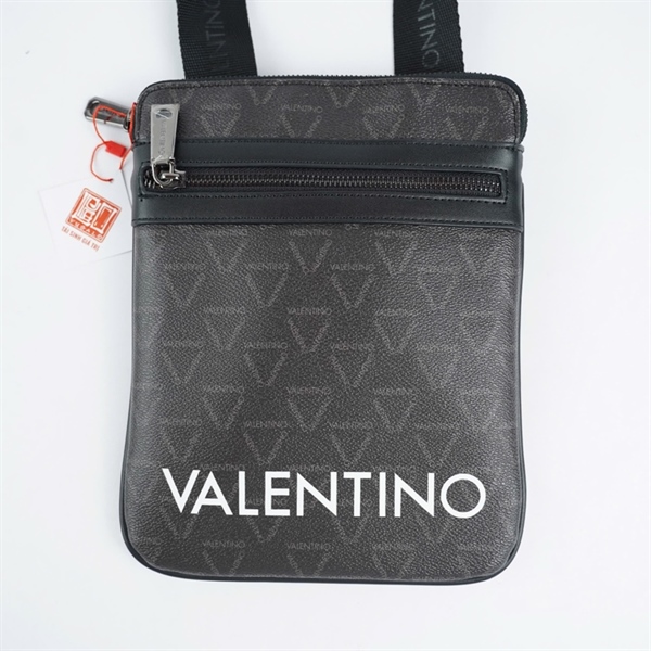 Túi Valentino đeo chéo đen sz20 KG+