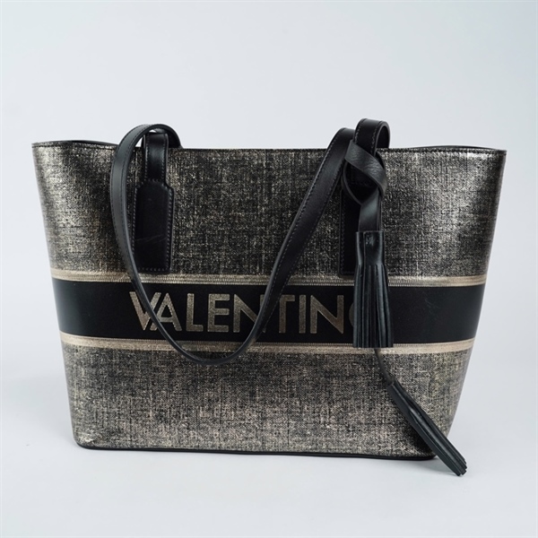 Túi Valentino Tote nâu ánh bạc sz30 (TH) KG+