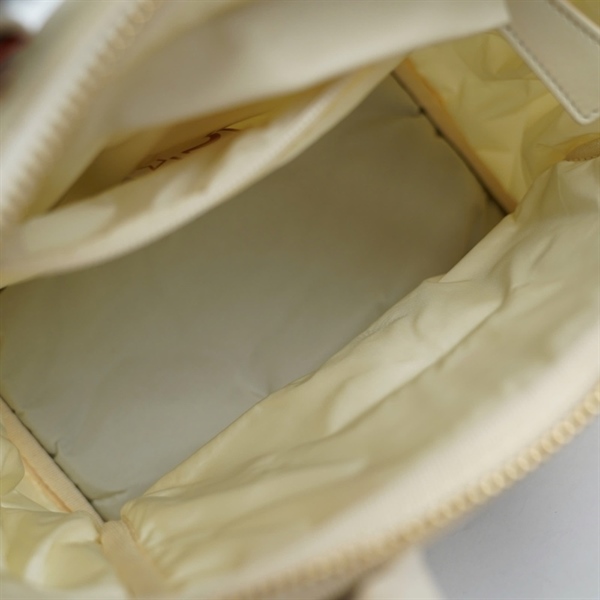 Túi Moncler Handle trắng họa tiết hoa sz24 (TH) KG+