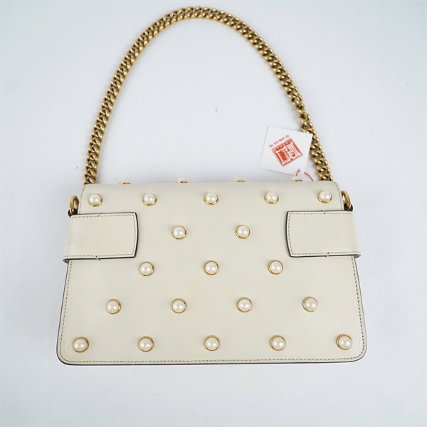 Túi GG con ong trắng (453778-486628) sz25 (TH) KG+