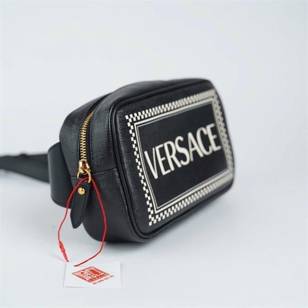 Túi Versace Belt đen sz21 (TH) KG+