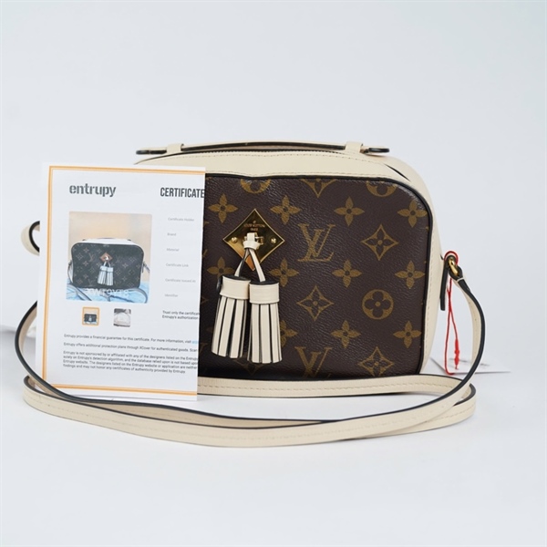 Túi LV đeo chéo hoa nâu viền nude (CA0168) (A-T) KG+