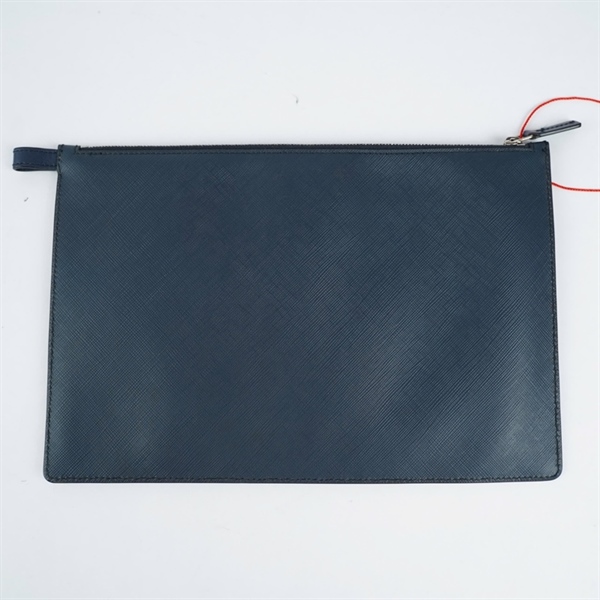 Túi Salvatore Clutch xanh in chữ (GJ-660428) sz25 (TH) KG+