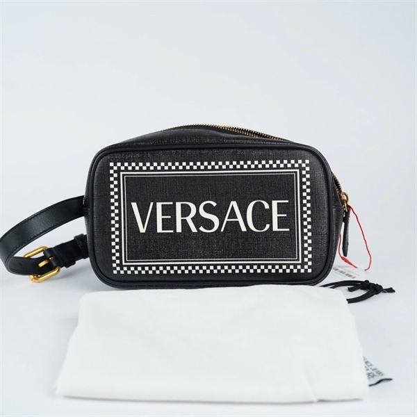 Túi Versace Belt đen sz21 (TH) KG+