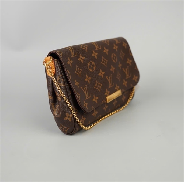 Túi LV Farvorite MM hoa nâu sz24 +