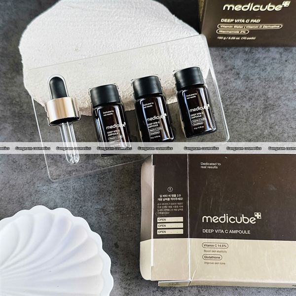 Set tinh chất sáng da Medicube Deep Vita C Ampoule 3ae x10ml