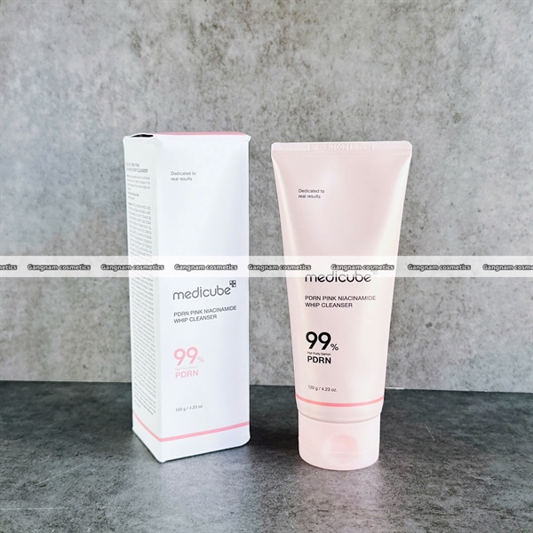 SRM medicube PDRN pink niacinamide whip cleanser 120ml