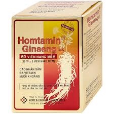 Homtamin Ginseng, Hộp 60viên