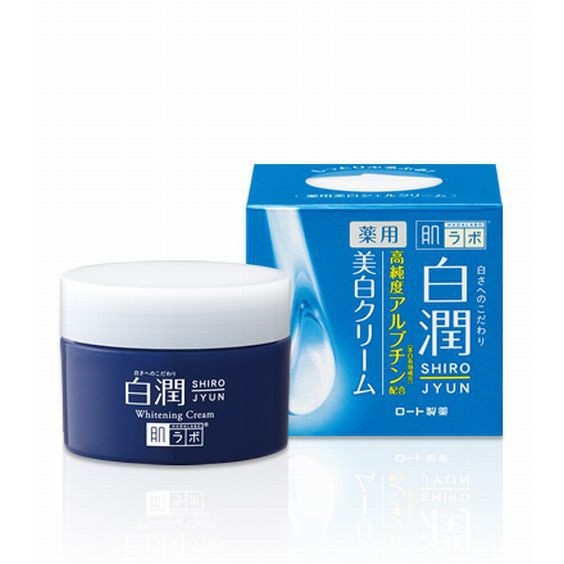 Kem dưỡng trắng da Hadalabo Shirojyun Whitening Cream dạng gel 50g
