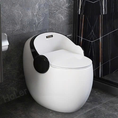 Bồn Cầu Trứng Nghệ Thuật 1 Khối BC221