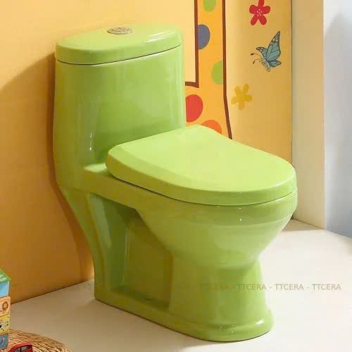 Bồn Cầu Trẻ Em Màu Xanh Lá BCTE-002XL