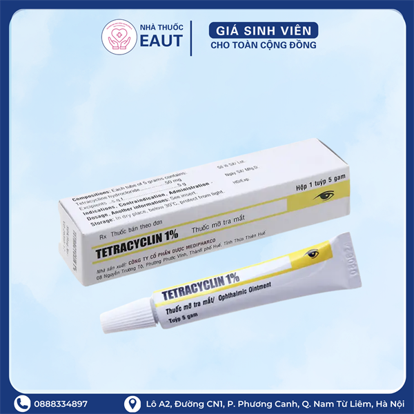 Tetracylin 5g cream (100tub/H)