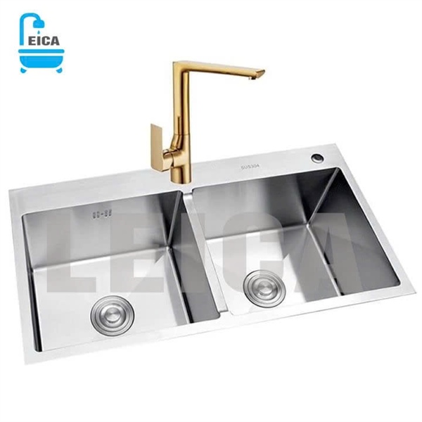 Chậu Rửa Chén Inox 304 LEICA-7843 - Inox 304 Đúc Nguyên Khối