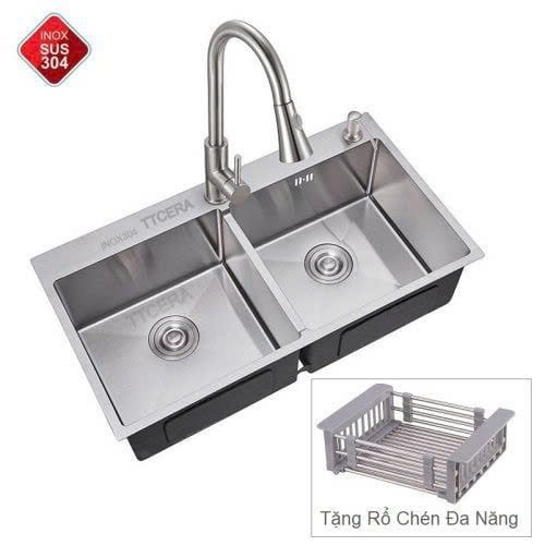 Chậu Rửa Chén INOX 304 LEICA - LC8245Đ