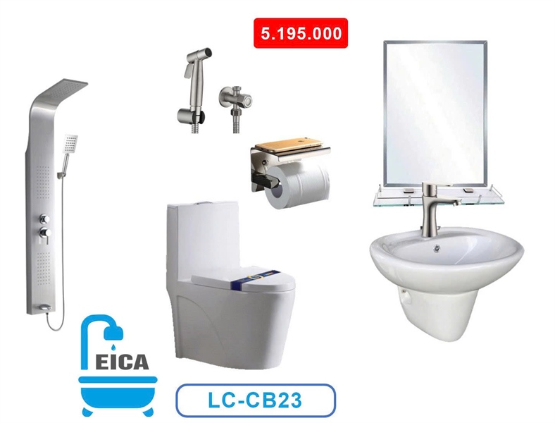Combo XXIII - Bộ thiết bị vệ sinh LEICA cao cấp